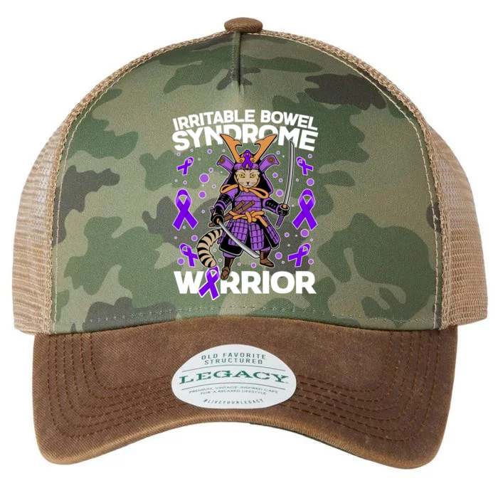 Irritable Bowel Syndrome Warrior Samurai Cat Legacy Tie Dye Trucker Hat