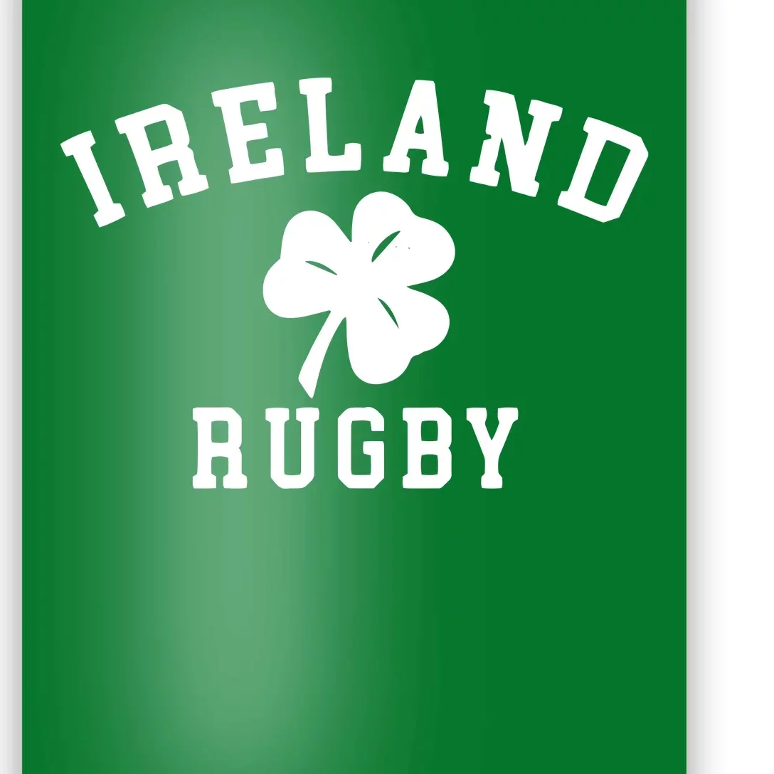 IRELAND RUGBY Shirts Irish Shamrock Rugby Poster