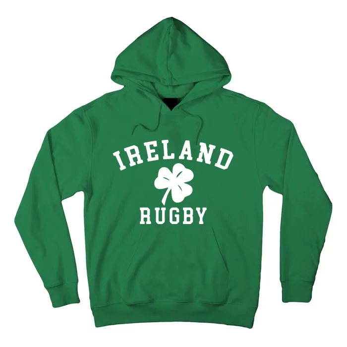 IRELAND RUGBY Shirts Irish Shamrock Rugby Tall Hoodie