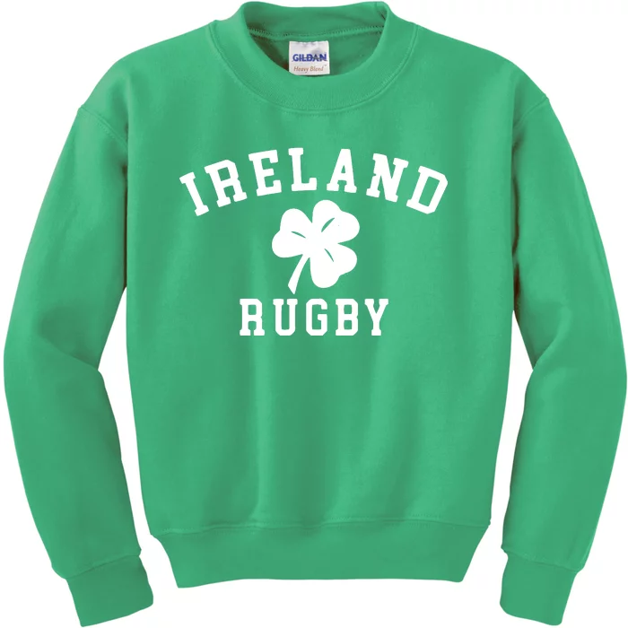 IRELAND RUGBY Shirts Irish Shamrock Rugby Kids Sweatshirt