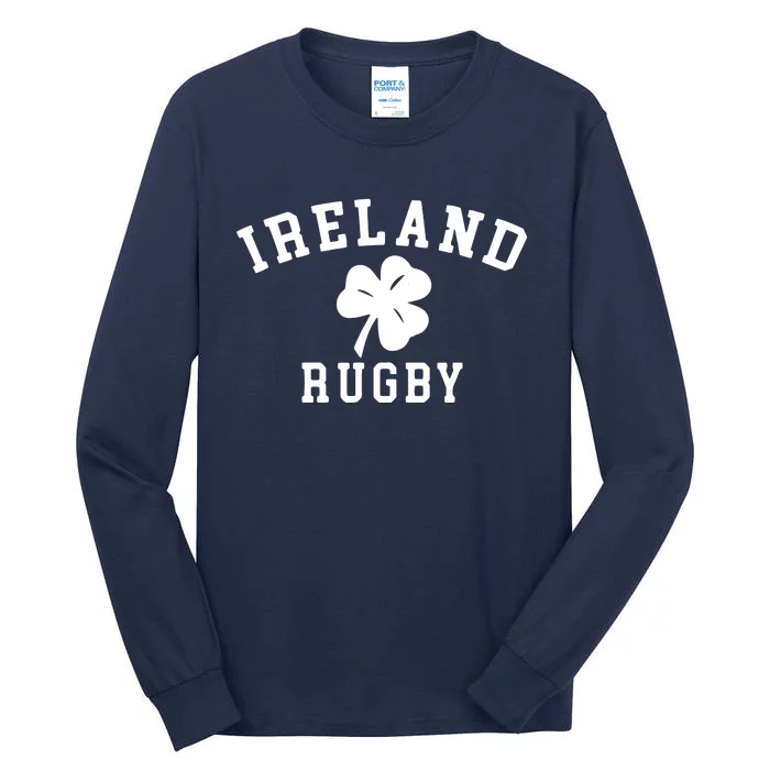 IRELAND RUGBY Shirts Irish Shamrock Rugby Tall Long Sleeve T-Shirt