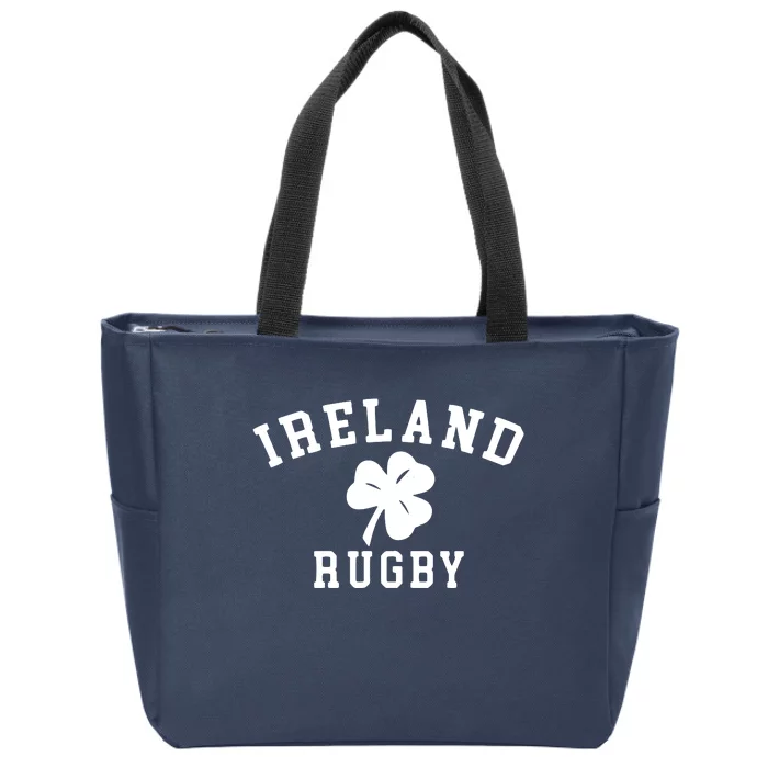 IRELAND RUGBY Shirts Irish Shamrock Rugby Zip Tote Bag