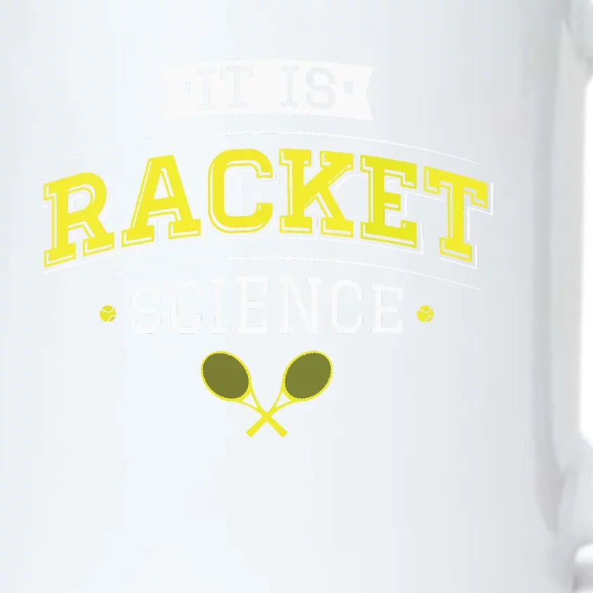 Its Racket Science Funny Tennis Lover Coach Black Color Changing Mug