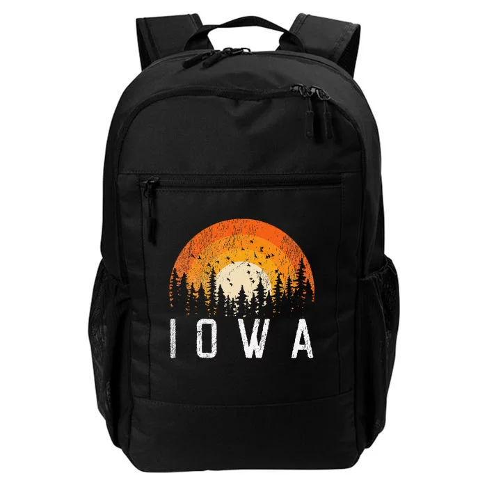 Iowa Retro Style Vintage 70s 80s 90s Daily Commute Backpack