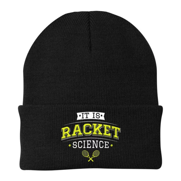 Its Racket Science Funny Tennis Lover & Coach Knit Cap Winter Beanie