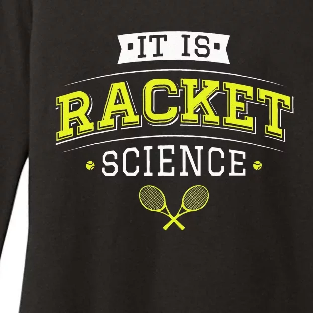 Its Racket Science Funny Tennis Lover & Coach Womens CVC Long Sleeve Shirt