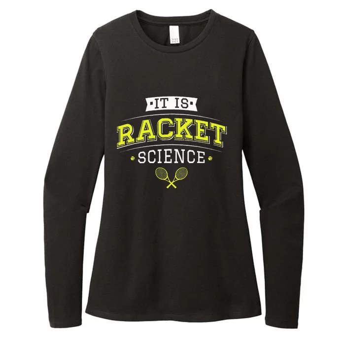 Its Racket Science Funny Tennis Lover & Coach Womens CVC Long Sleeve Shirt