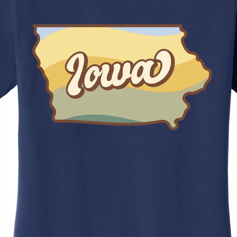 Iowa Retro Sunset Logo Women's T-Shirt