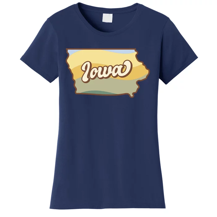 Iowa Retro Sunset Logo Women's T-Shirt