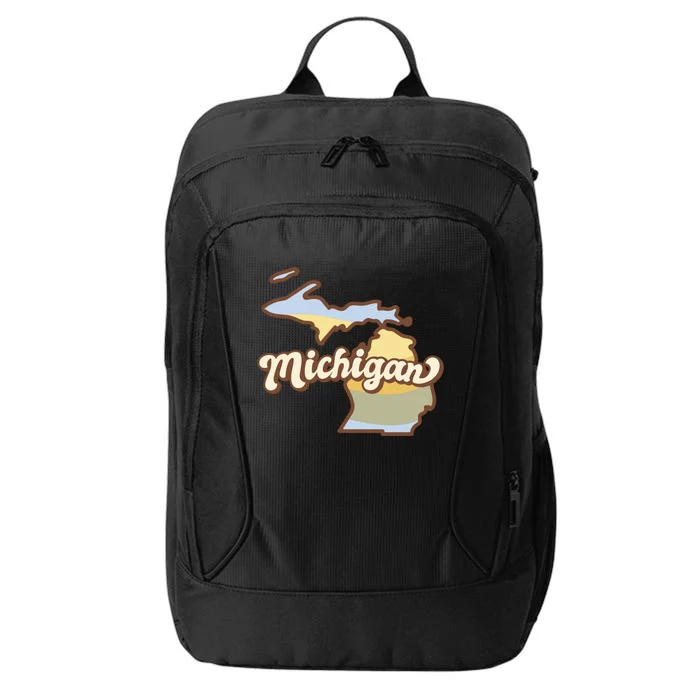 Iowa Retro Sunset Logo City Backpack