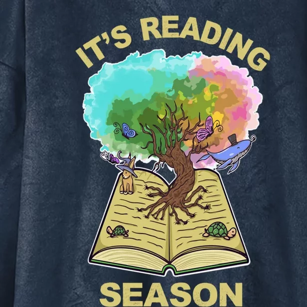 Its Reading Season Summer Reading Teacher All Together Now Meaningful Gift Hooded Wearable Blanket