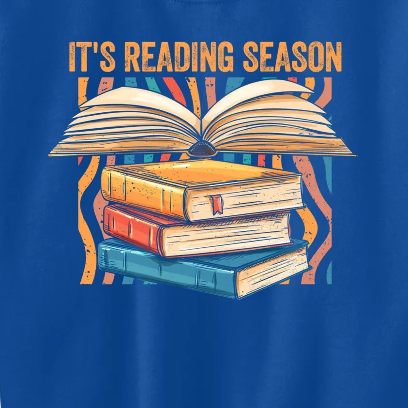 Its Reading Season Summer Reading Teacher Squad Bookworm Funny Gift Kids Sweatshirt