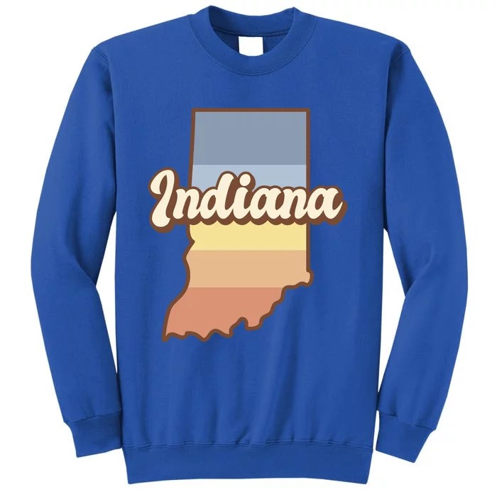 Indiana Retro Sunset Logo Tall Sweatshirt