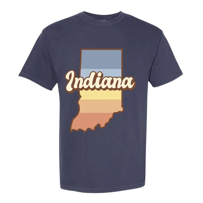 Indiana Retro Sunset Logo Garment-Dyed Heavyweight T-Shirt