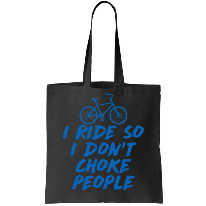 I Ride So Funny BMX Mountain Bike MTB Cycling Tote Bag