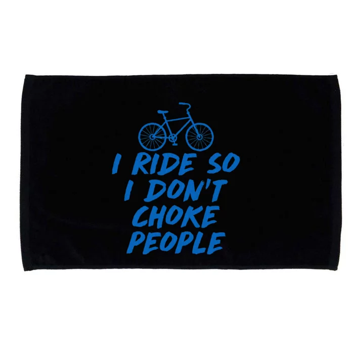 I Ride So Funny BMX Mountain Bike MTB Cycling Microfiber Hand Towel