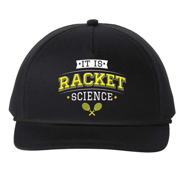 Its Racket Science Funny Tennis Lover Coach Snapback Five-Panel Rope Hat