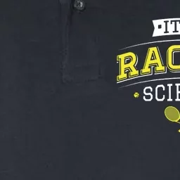 Its Racket Science Funny Tennis Lover Coach Softstyle Adult Sport Polo