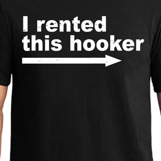 I Rented This Hooker Funny Pajama Set