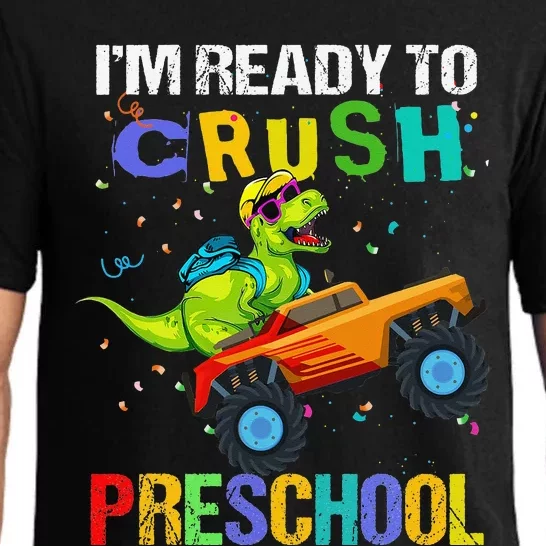 I'm Ready To Crush Preschool Dinosaur First Day of PreK Pajama Set