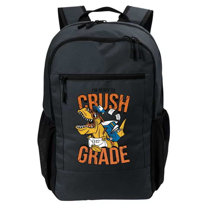 I'm Ready To Crush 1st Grade Dinosaur Daily Commute Backpack