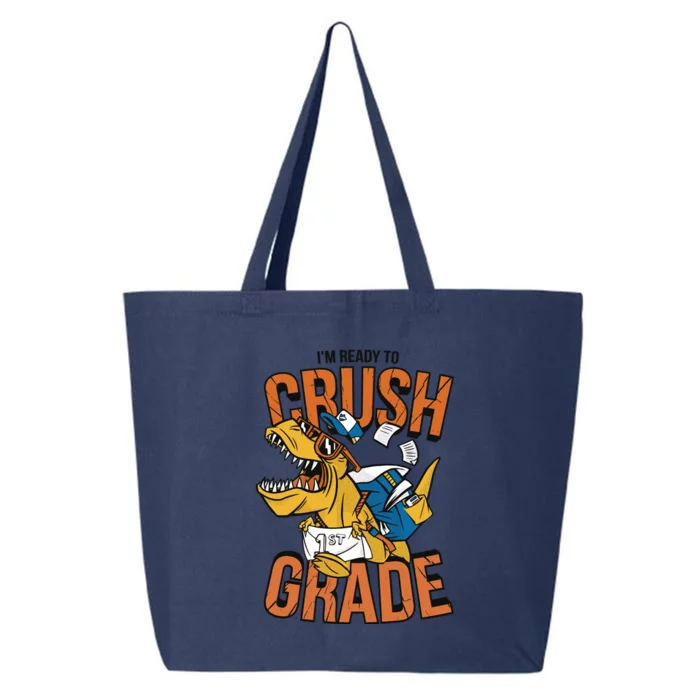 I'm Ready To Crush 1st Grade Dinosaur 25L Jumbo Tote