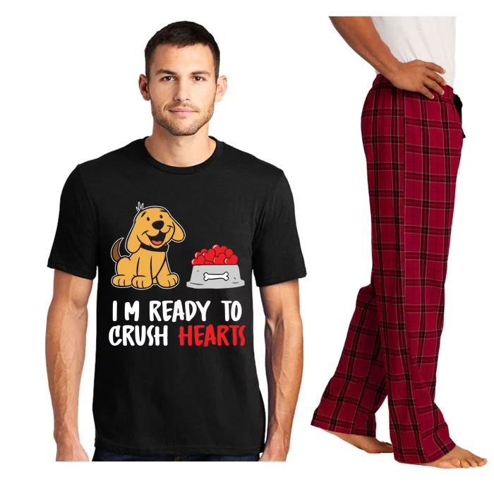 I'm Ready To Crush Hearts Meaningful Gift Dog Lover Valentines Day Funny Gift Pajama Set