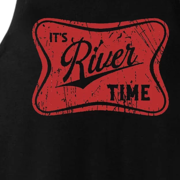 ItS River Time River Vibes Ladies Tri-Blend Wicking Tank