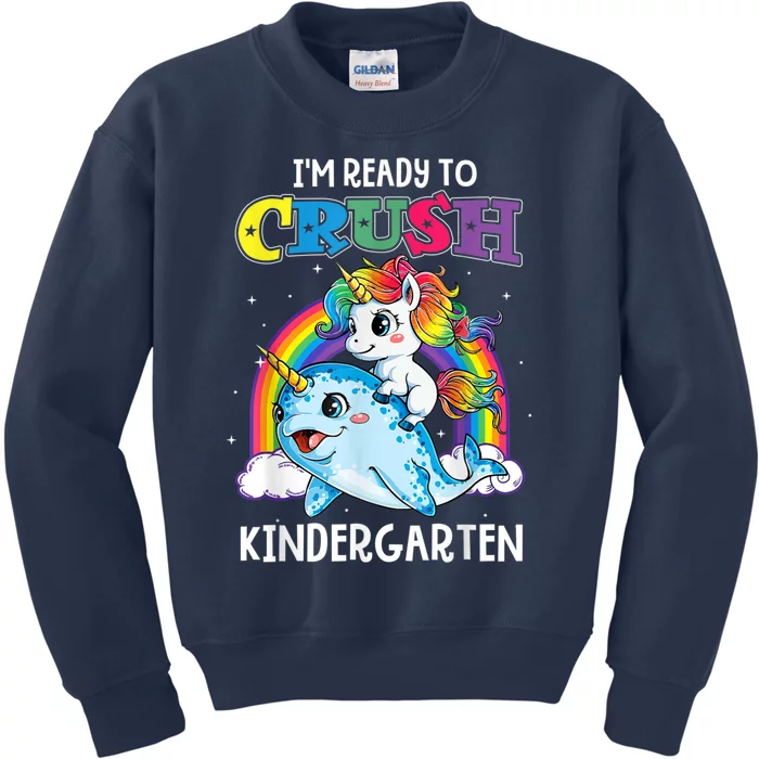 Im Ready To Crush Im Ready To Crush Back To School Kids Sweatshirt