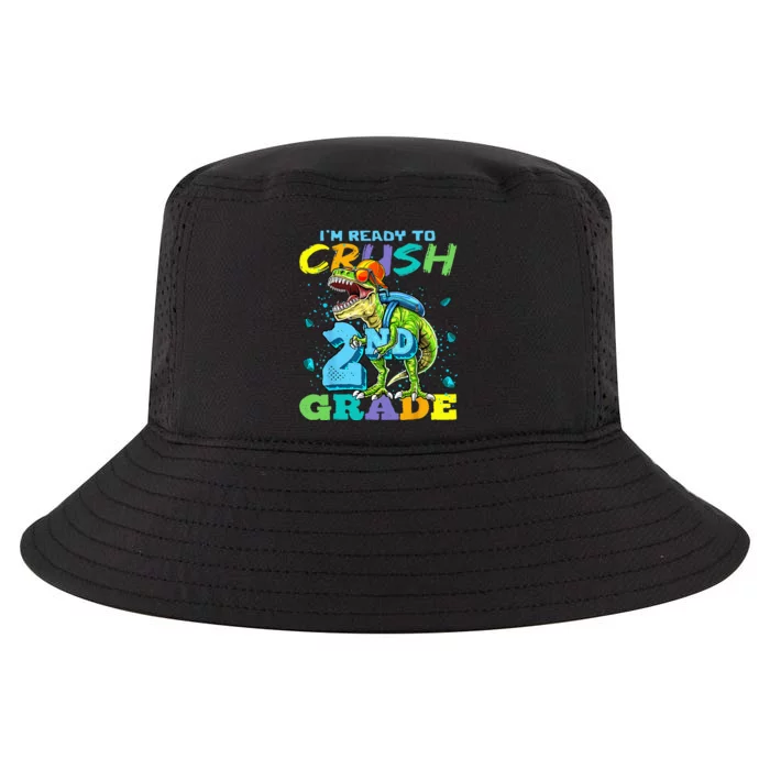 Im Ready To Crush 2nd Grade T Rex Dinosaur Back To School Cool Comfort Performance Bucket Hat