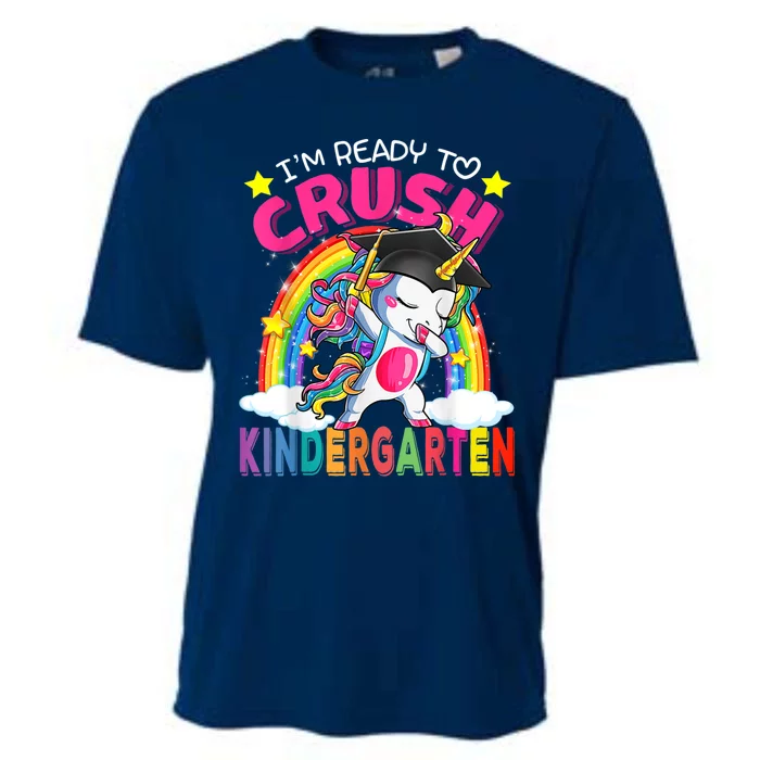 Im Ready To Crush Kindergarten Unicorn Back To School Girl Cooling Performance Crew T-Shirt