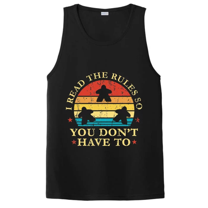 I read the rules so you don't have to Board Games Performance Tank