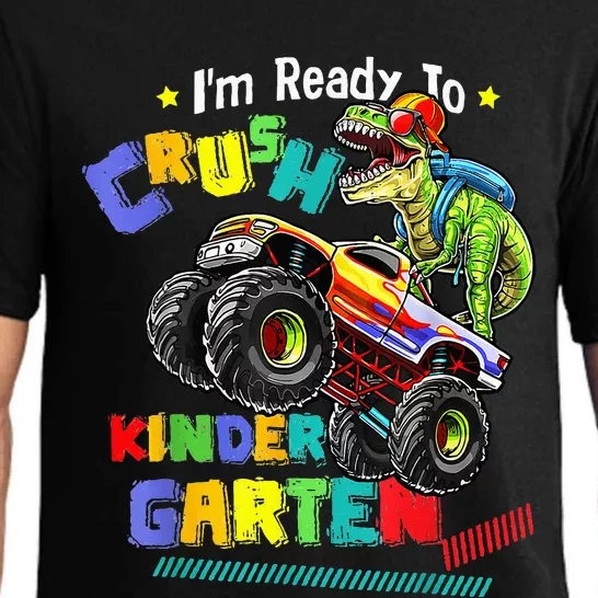 Im Ready To Crush Kindergarten Dinosaur Back To School Pajama Set