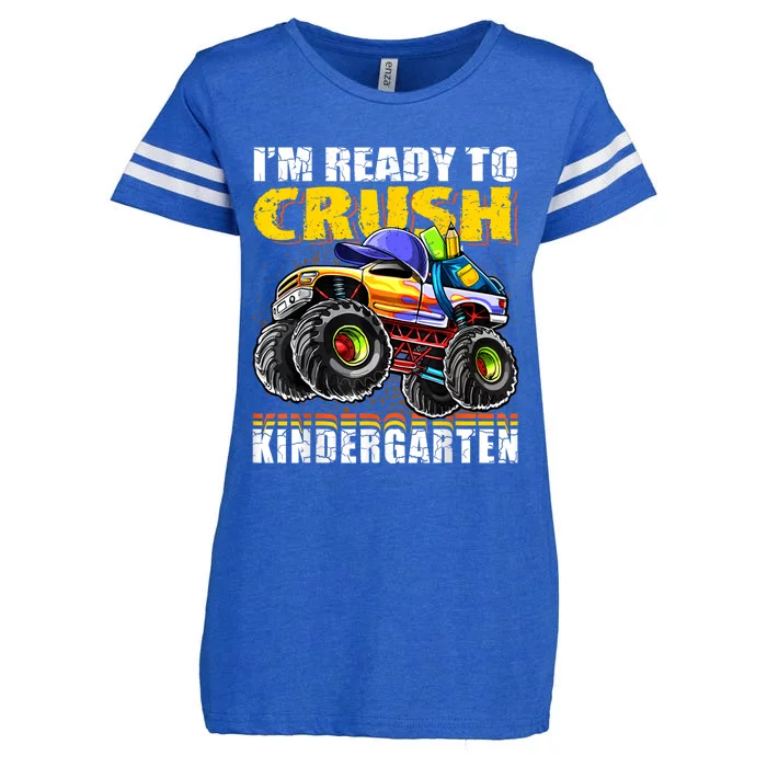 Im Ready To Crush Kindergarten Monster Truck Backpack Back To School Enza Ladies Jersey Football T-Shirt