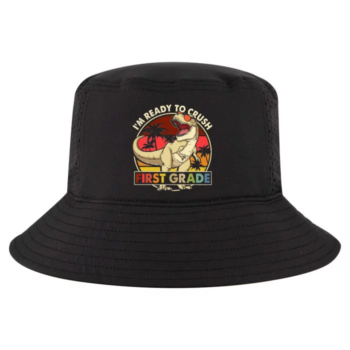 I'm Ready To Crush 1st grade Back To School Dinosaur Cool Comfort Performance Bucket Hat