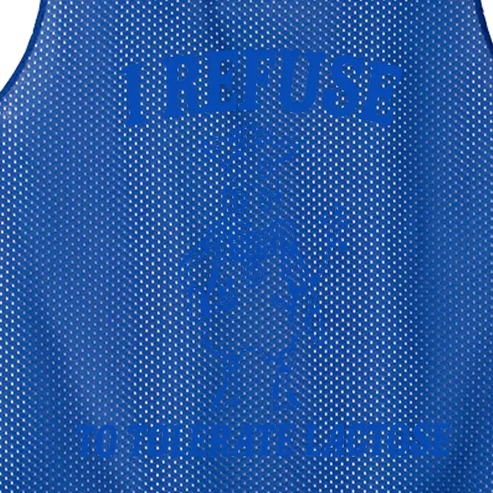 I Refuse To Tolerate Gluten Mesh Reversible Basketball Jersey Tank