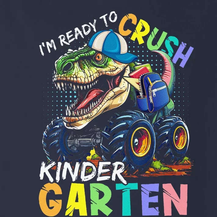 IM Ready To Crush Kindergarten Monster Truck Dinosaur Toddler Long Sleeve Shirt