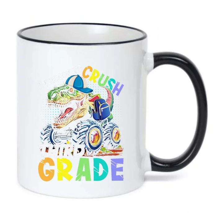 IM Ready To Crush Third Grade Monster Truck Dinosaur Black Color Changing Mug