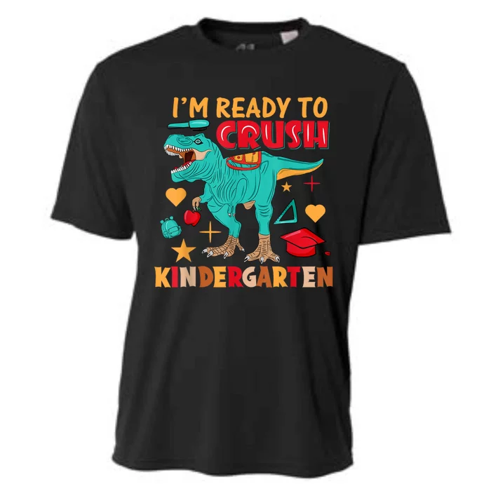 Im Ready To Crush Kindergarten Dinosaur Back To School Cooling Performance Crew T-Shirt