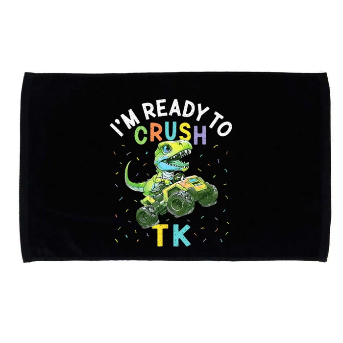 Im Ready To Crush TK Dinosaur Back To School TK Funny Microfiber Hand Towel