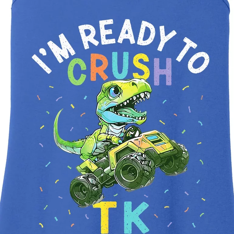 Im Ready To Crush TK Dinosaur Back To School TK Funny Ladies Essential Tank