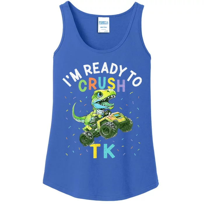 Im Ready To Crush TK Dinosaur Back To School TK Funny Ladies Essential Tank