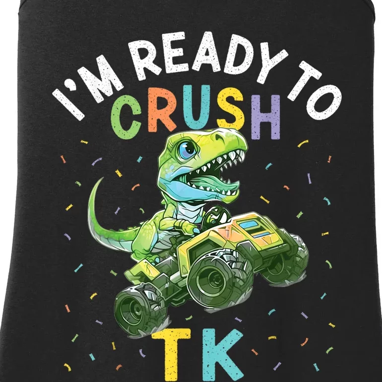 Im Ready To Crush TK Dinosaur Back To School TK Funny Ladies Essential Tank