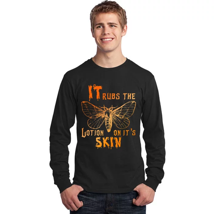 It Rubs The Lotion On ItS Skin Funny Apparel Tall Long Sleeve T-Shirt