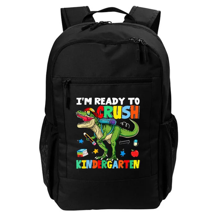 I'm Ready To Crush Kindergarten Back To School Dinosaur Daily Commute Backpack