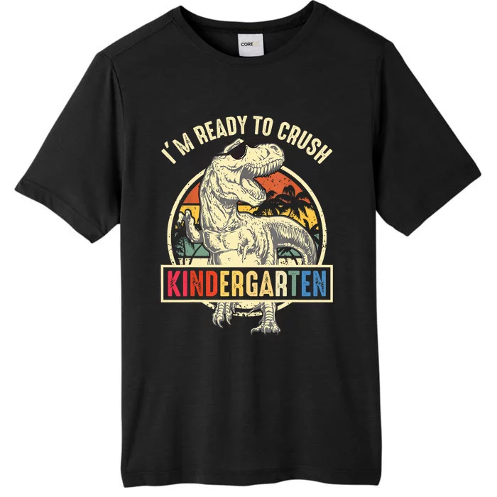 Im Ready To Crush Kindergarten Back To School Dinosaur ChromaSoft Performance T-Shirt