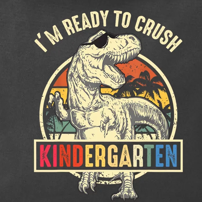 Im Ready To Crush Kindergarten Back To School Dinosaur Zip Tote Bag