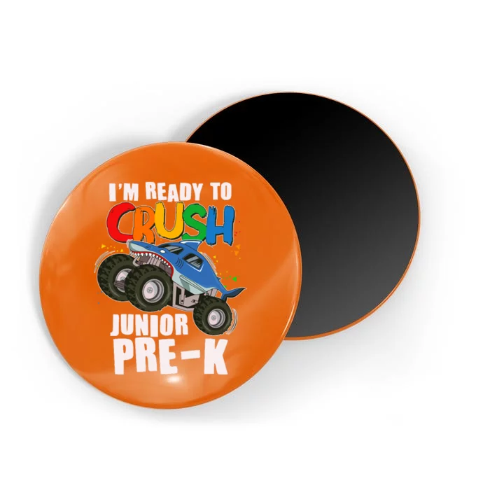 Im Ready To Crush Junior Pre K Shark Monster Truck Magnet