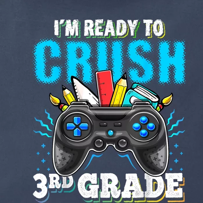 Im Ready To Crush 3rd Grade Back To School Video Game Boy Zip Tote Bag