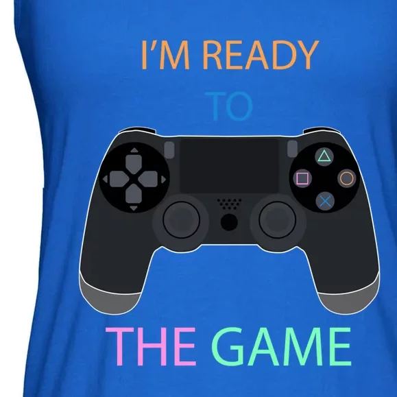 I'm Ready To Control The Game Gift Game Controller Cute Gift Ladies Essential Flowy Tank